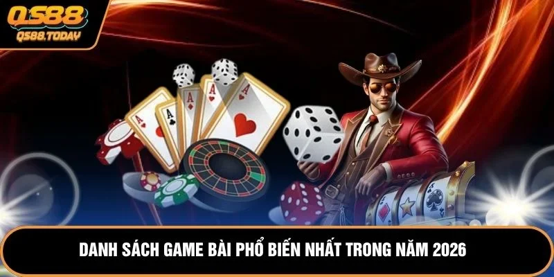 Danh sách game bài phổ biến nhất trong năm 2026