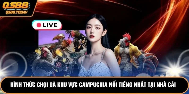 Hình thức chọi gà khu vực Campuchia nổi tiếng nhất tại nhà cái