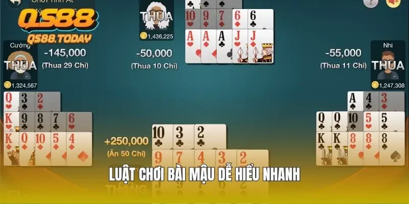 Luật chơi bài mậu dễ hiểu nhanh