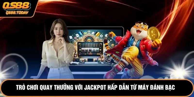 Trò chơi quay thưởng với jackpot hấp dẫn từ máy đánh bạc